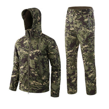 Load image into Gallery viewer, Men Outdoor Waterproof Zippers, Pants, Pyzamas, Hunting Military shade Outfit Thermal Clothes