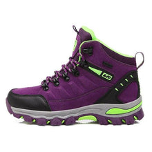Load image into Gallery viewer, Men Women Hiking Shoes, Climbing Boots, Genuine Leather Waterproof Ankle Boots