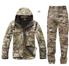 Load image into Gallery viewer, Men Outdoor Waterproof Zippers, Pants, Pyzamas, Hunting Military shade Outfit Thermal Clothes
