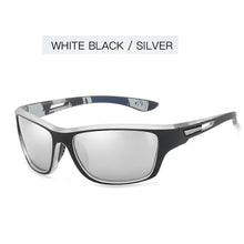 Load image into Gallery viewer, New Men Polarized Sunglasses Outdoor Sports Windproof Sand Goggle Sun Glasses UV Protection  MEN&#39;s  Goggle for an adult with plastic titanium.  Polarized Mirror with lenses optical attribute of UV400 with lens height 44mm. Lenses Material of Polycarbonate with lens width: 63mm.   Ultimate from UV protection with UV protection grade of UV400 100% UV protection along with  polarized sunglasses function for anti-glare, anti-vertigo  Sport,Driving,Fishing,Vacation,Business,Party
