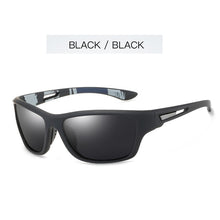 Load image into Gallery viewer, New Men Polarized Sunglasses Outdoor Sports Windproof Sand Goggle Sun Glasses UV Protection  MEN&#39;s  Goggle for an adult with plastic titanium.  Polarized Mirror with lenses optical attribute of UV400 with lens height 44mm. Lenses Material of Polycarbonate with lens width: 63mm.   Ultimate from UV protection with UV protection grade of UV400 100% UV protection along with  polarized sunglasses function for anti-glare, anti-vertigo  Sport,Driving,Fishing,Vacation,Business,Party
