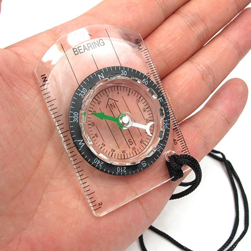 Outdoor Camping Hiking Sockproof Handheld Mountain-Climbing Compass